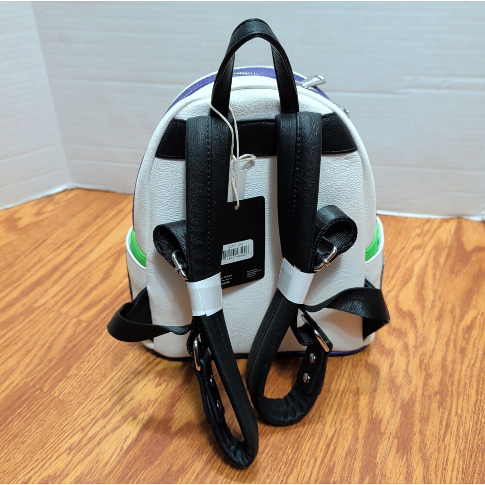 Pixar Disney Buzz Lightyear Loungefly Backpack Toy Story NWT Space Ranger Woody - Picture 12 of 16